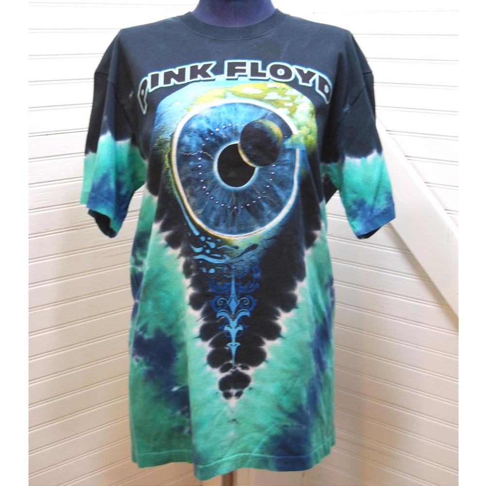 Liquid Blue Pink Floyd Pulse‎ t-shirt Men's Medium tie-dye 2007 graphic print